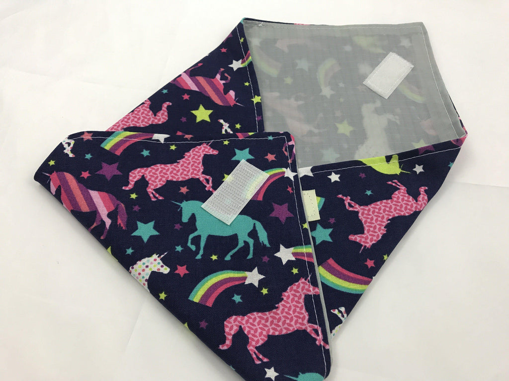 Eco-Friendly Sandwich Bag Wrap, Girl’s Sandwich Mat, Reusable School Lunch, Unicorn - EcoHip Custom Designs