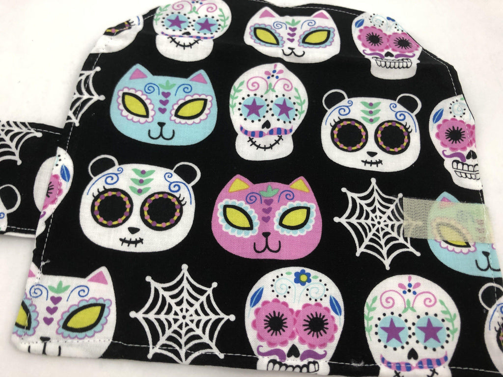 Feminine Products Case, Tampon and Sanitary Pad Holder, Tampon Bag, Day of the Dead - EcoHip Custom Designs