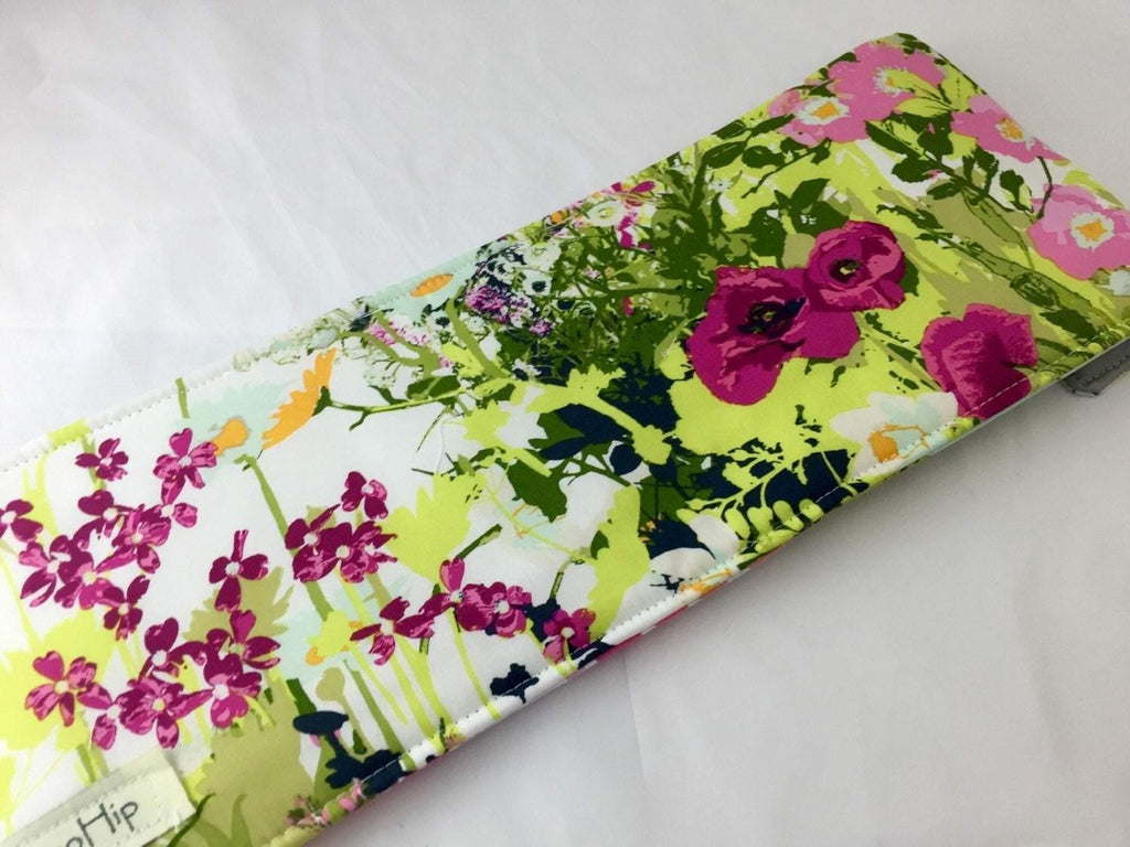 Green Curling Iron Holder, Flat Iron Case, Travel Curling Wand, Straightener Sleeve - EcoHip Custom Designs