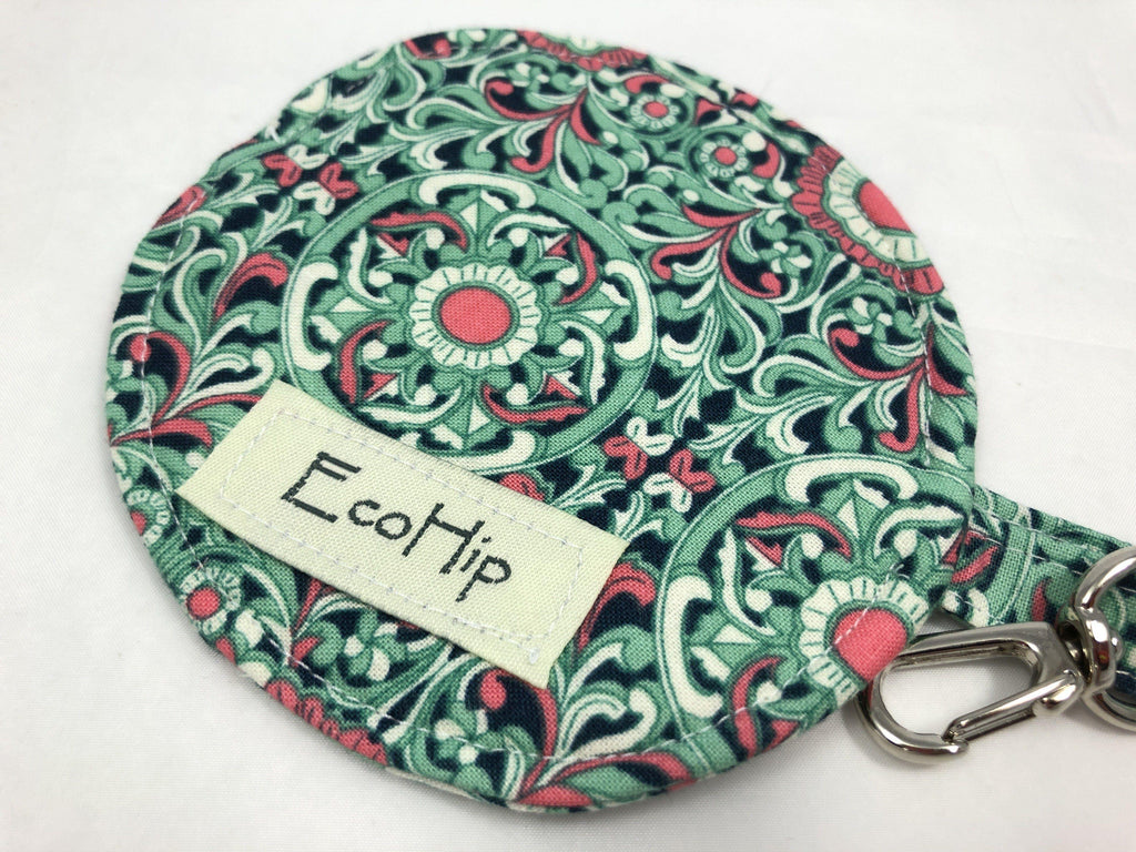 Green Earbud Pouch , Air Pod Case, Lip Balm Pouch - EcoHip Custom Designs