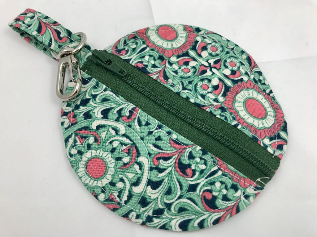 Green Earbud Pouch , Air Pod Case, Lip Balm Pouch - EcoHip Custom Designs