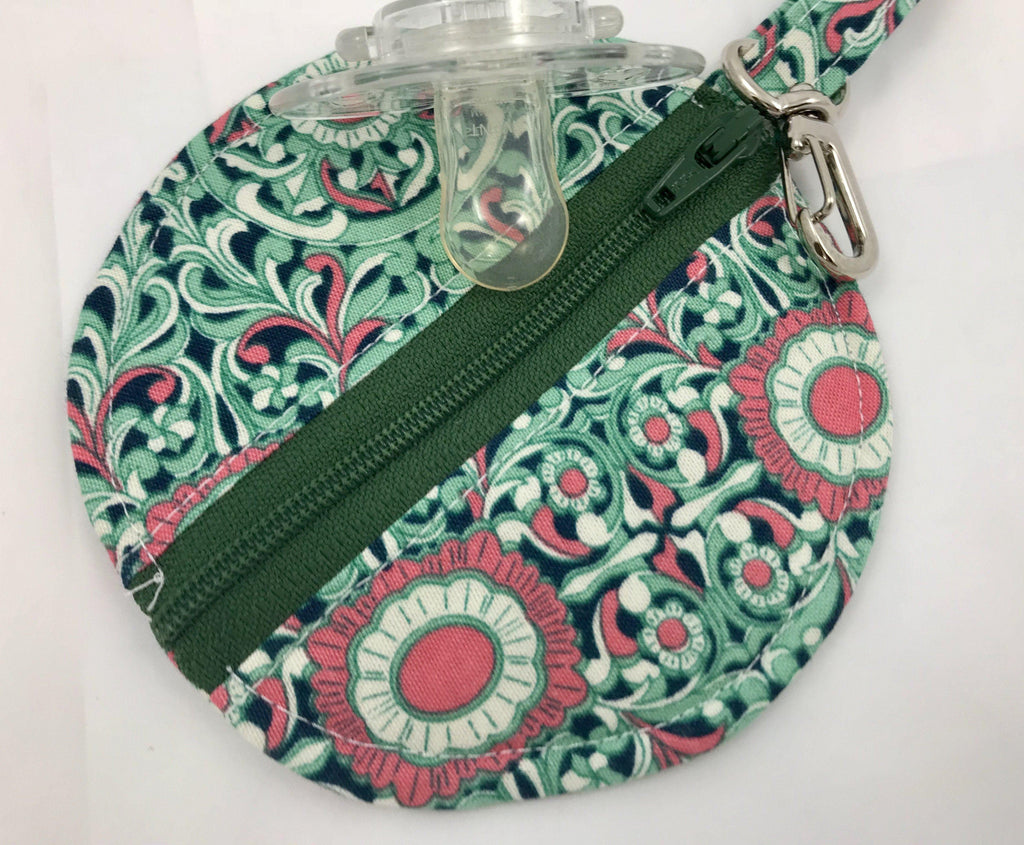 Green Earbud Pouch , Air Pod Case, Lip Balm Pouch - EcoHip Custom Designs