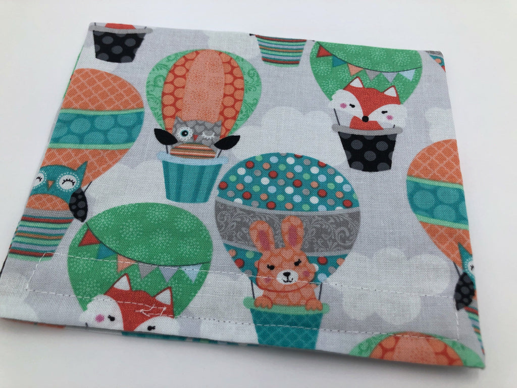 Animal Snack Bag, Fox Reusable Snack Bag, Eco-Friendly Baggie, Owl, Air Balloons - EcoHip Custom Designs