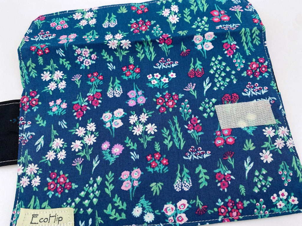 Privacy Pouch, Tampon Case, Sanitary Pad Case,  Pad Pouch, Tampon Bag, Tampon Holder, Tampon Wallet - Aquarelle Floral