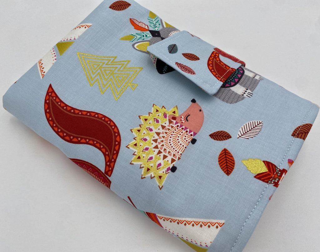 Interchangeable Knitting Needle Case, Knitting Notions Storage, Crochet Hook Roll, Knitting Needle Organizer - Afternoon Animals