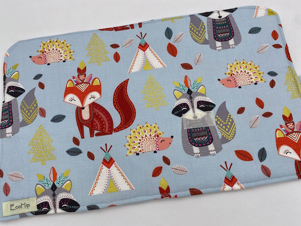 Interchangeable Knitting Needle Case, Knitting Notions Storage, Crochet Hook Roll, Knitting Needle Organizer - Afternoon Animals