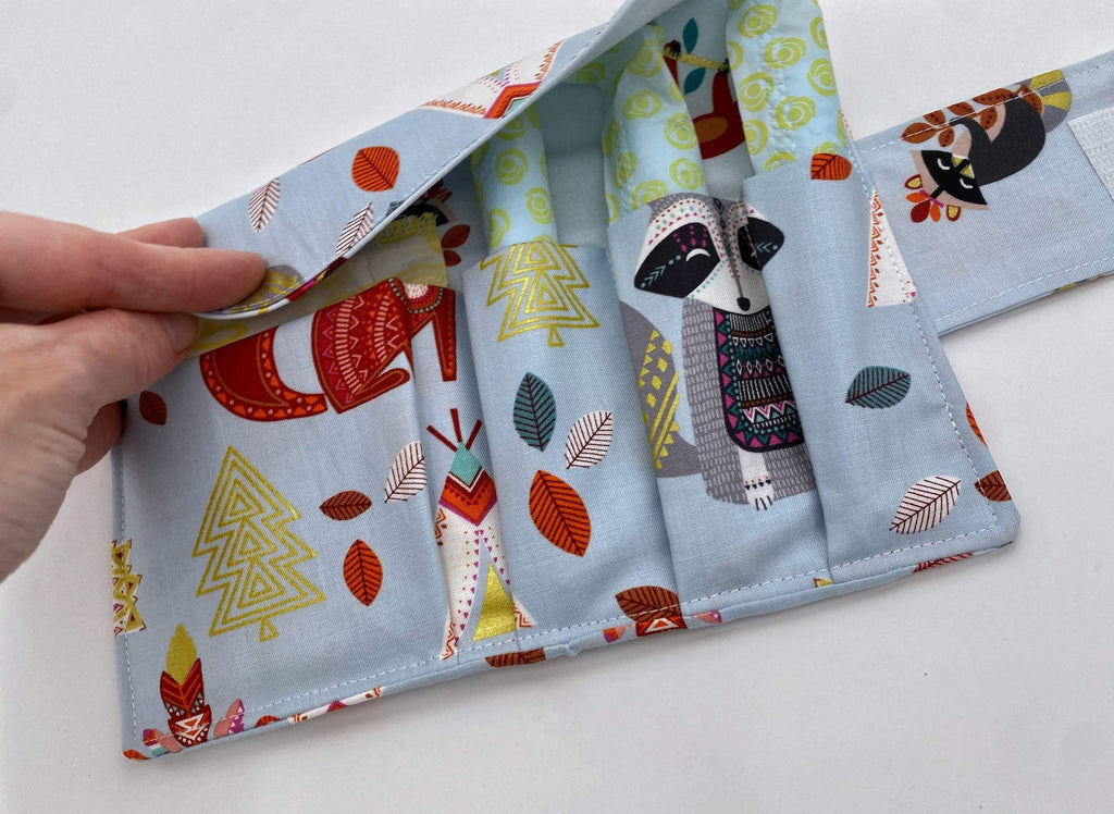 Privacy Pouch, Tampon Case, Sanitary Pad Case,  Pad Pouch, Tampon Bag, Tampon Holder, Tampon Wallet - Afternoon Animals