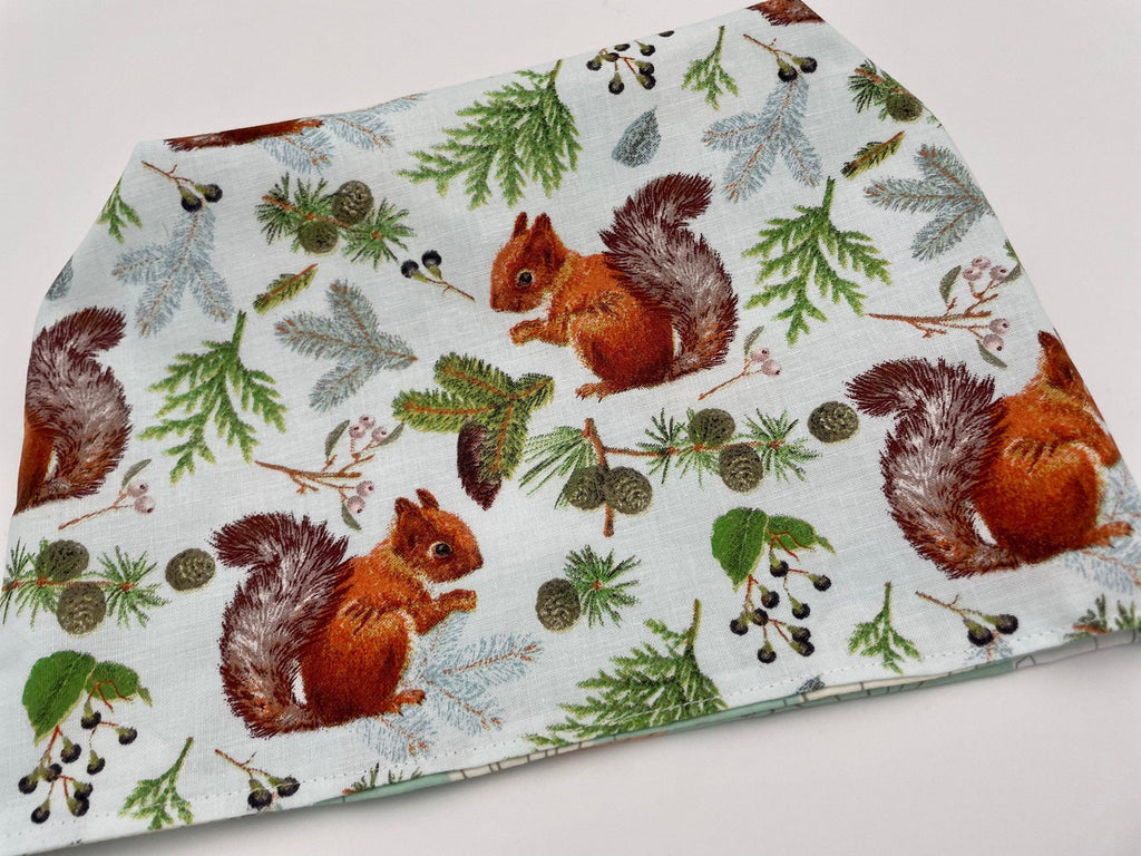 Reusable Popcorn Bag, Reusable Microwave Popcorn, Microwave Popcorn Cozy, Eco-Friendly Snack Holder - Squirrels