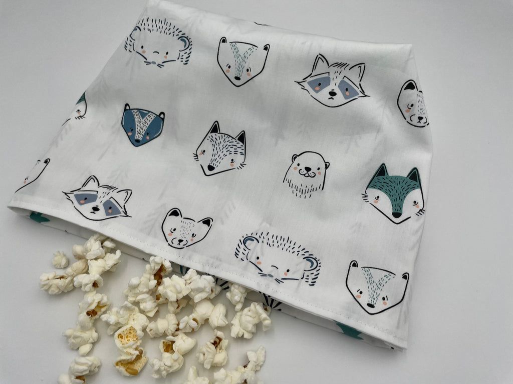 Reusable Popcorn Bag, Reusable Microwave Popcorn, Microwave Popcorn Cozy, Eco-Friendly Snack Holder - Furries Cool