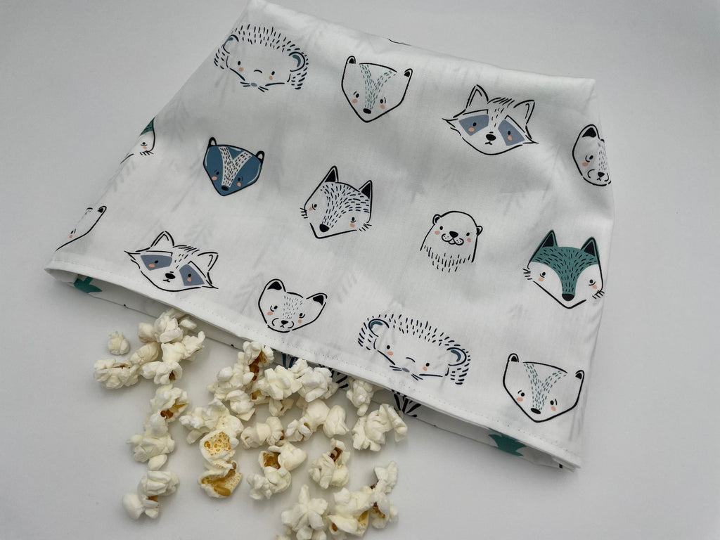 Reusable Popcorn Bag, Reusable Microwave Popcorn, Microwave Popcorn Cozy, Eco-Friendly Snack Holder - Furries Cool