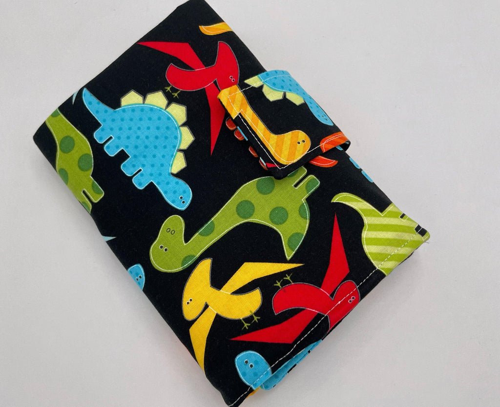 Interchangeable Knitting Needle Case, Knitting Notions Storage, Crochet Hook Roll, Knitting Needle Organizer - Dinosaurs