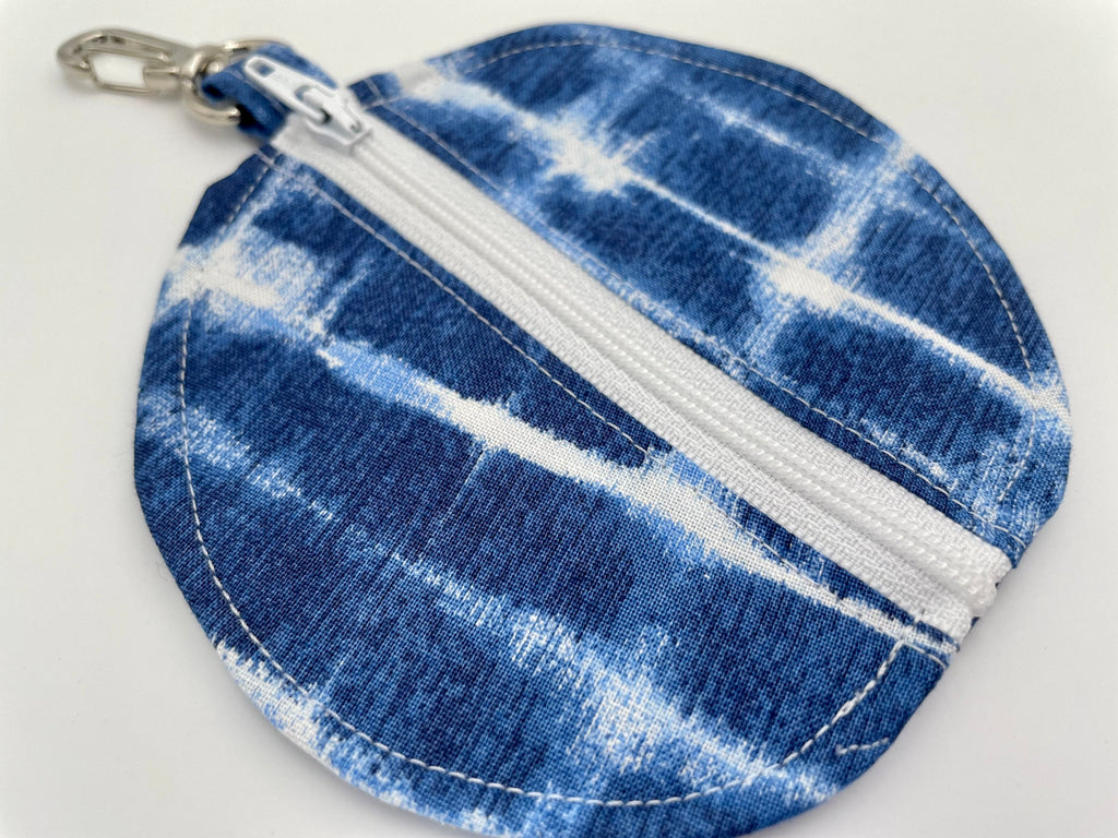 Ear Bud Pouch, Lens Cap Holder, Pacifier Pouch, EarPod Case, Paci Pod - Indigo Dyed