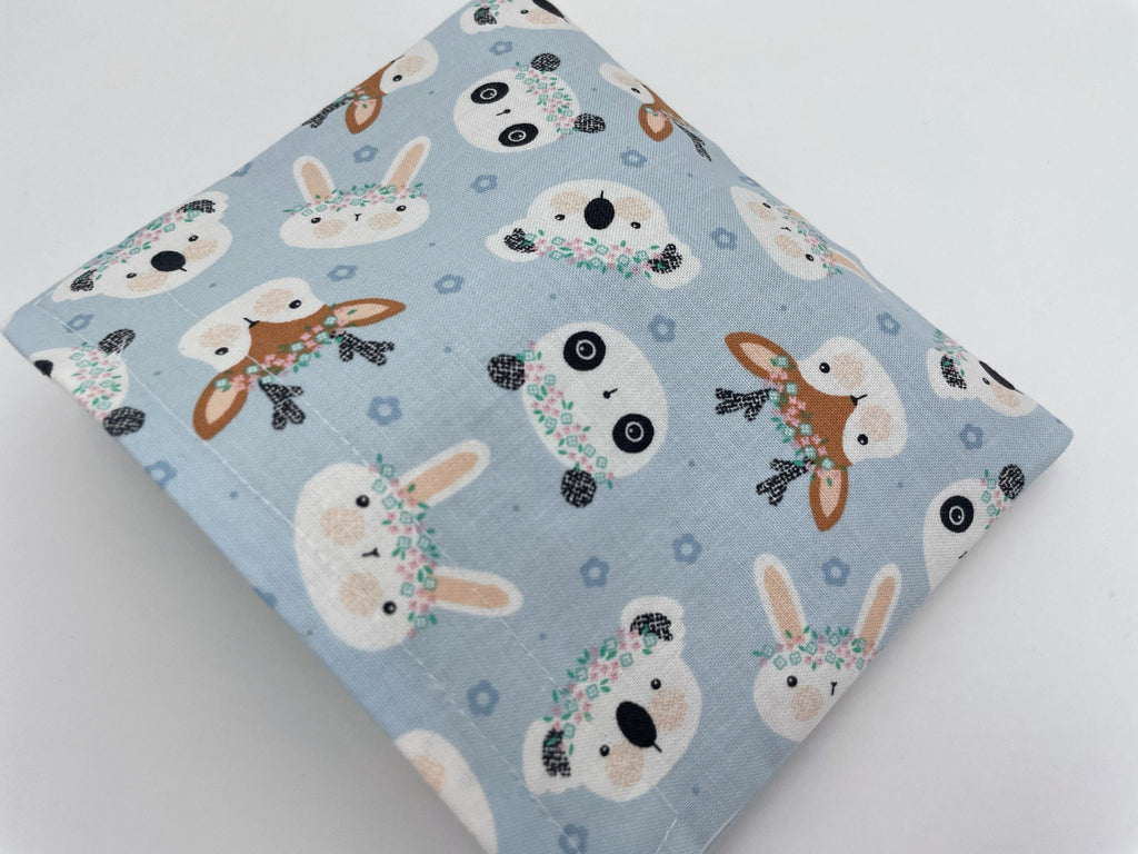 Reusable Snack Bag, Fabric Snack Bag, Animal Snack Bag, Snack Baggie -  Deer Panda Rabbit