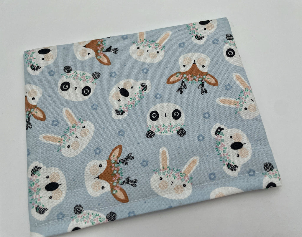 Reusable Snack Bag, Fabric Snack Bag, Animal Snack Bag, Snack Baggie -  Deer Panda Rabbit