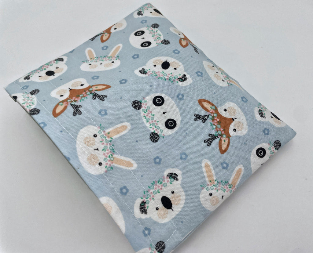 Reusable Snack Bag, Fabric Snack Bag, Animal Snack Bag, Snack Baggie -  Deer Panda Rabbit