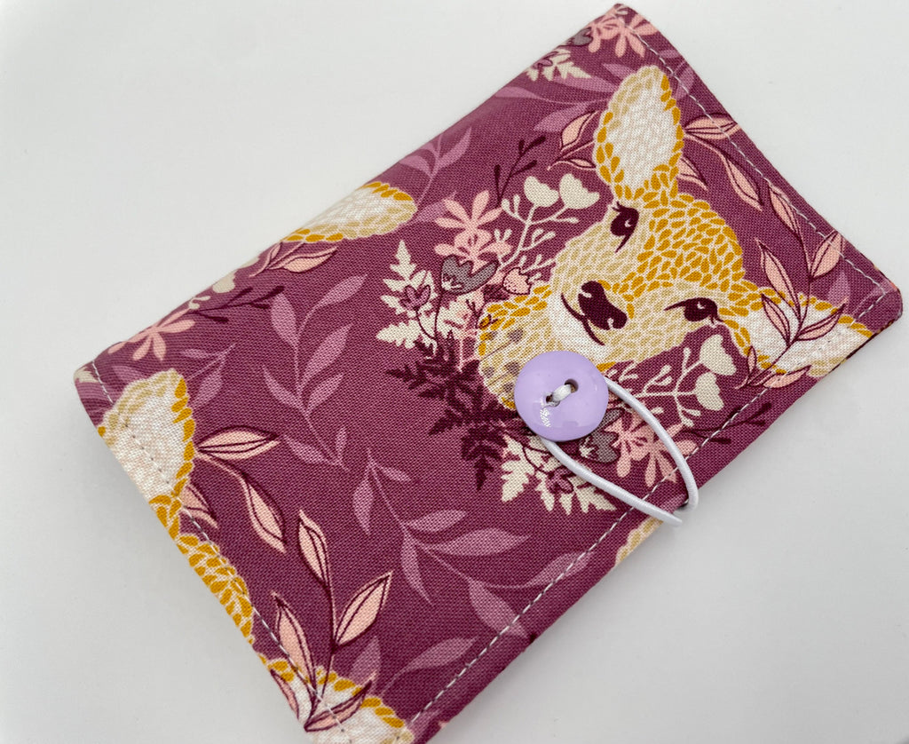 Purple Tea Wallet, Mermaid Tea Bag Holder, Tea Bag Wallet, Teabag Wallet, Teabag Holder, Tea Bag Cozy - Deer Ruby Purple