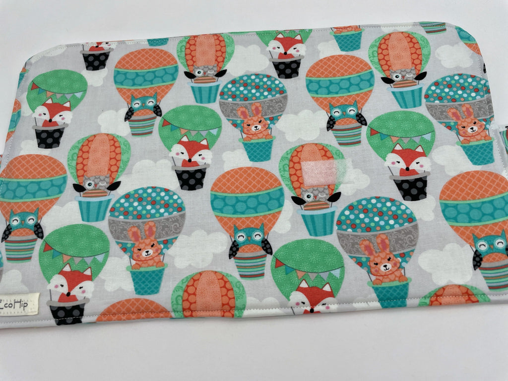 Interchangeable Knitting Needle Case, Knitting Notions Storage. Crochet Hook Roll, Knitting Needle Organizer - Animal Balloons