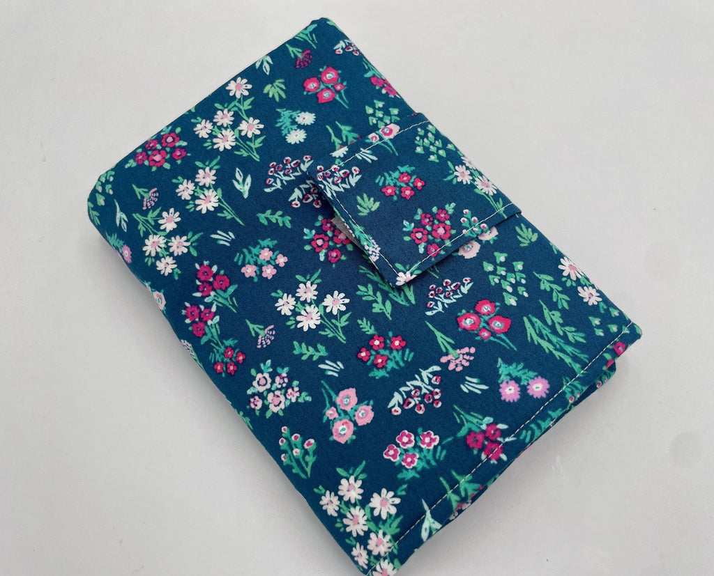 Interchangeable Knitting Needle Case, Knitting Notions Storage, Crochet Hook Roll, Knitting Needle Organizer - Aquarelle Floral