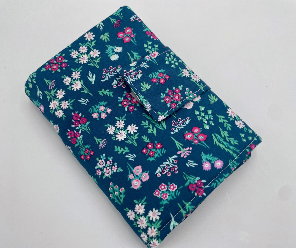 Interchangeable Knitting Needle Case, Knitting Notions Storage, Crochet Hook Roll, Knitting Needle Organizer - Aquarelle Floral