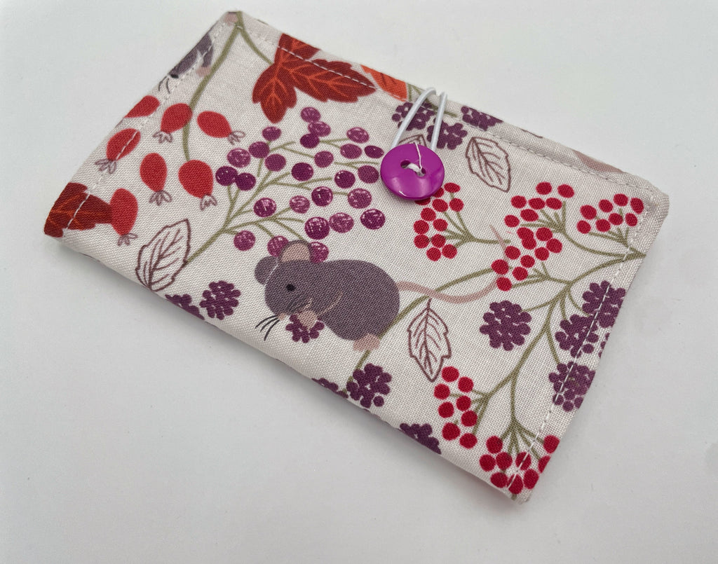 Tea Wallet, Tea Bag Holder, Tea Bag Wallet, Teabag Wallet, Teabag Holder, Tea Bag Organizer - Autumn Mice