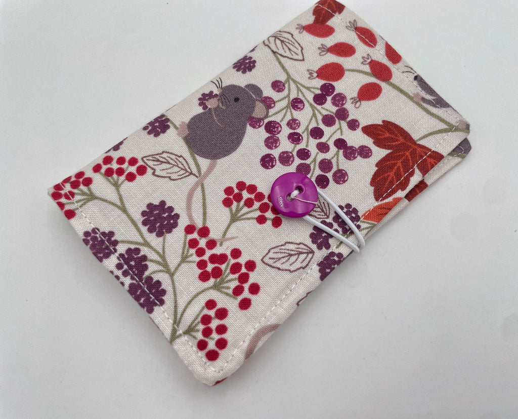 Tea Wallet, Tea Bag Holder, Tea Bag Wallet, Teabag Wallet, Teabag Holder, Tea Bag Organizer - Autumn Mice