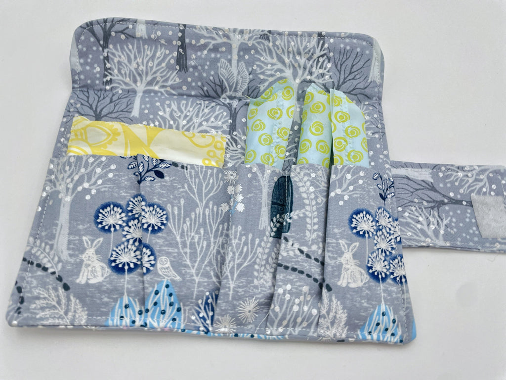 Privacy Pouch, Tampon Case, Sanitary Pad Case,  Pad Pouch, Tampon Bag, Tampon Holder, Tampon Wallet - Winter Animals