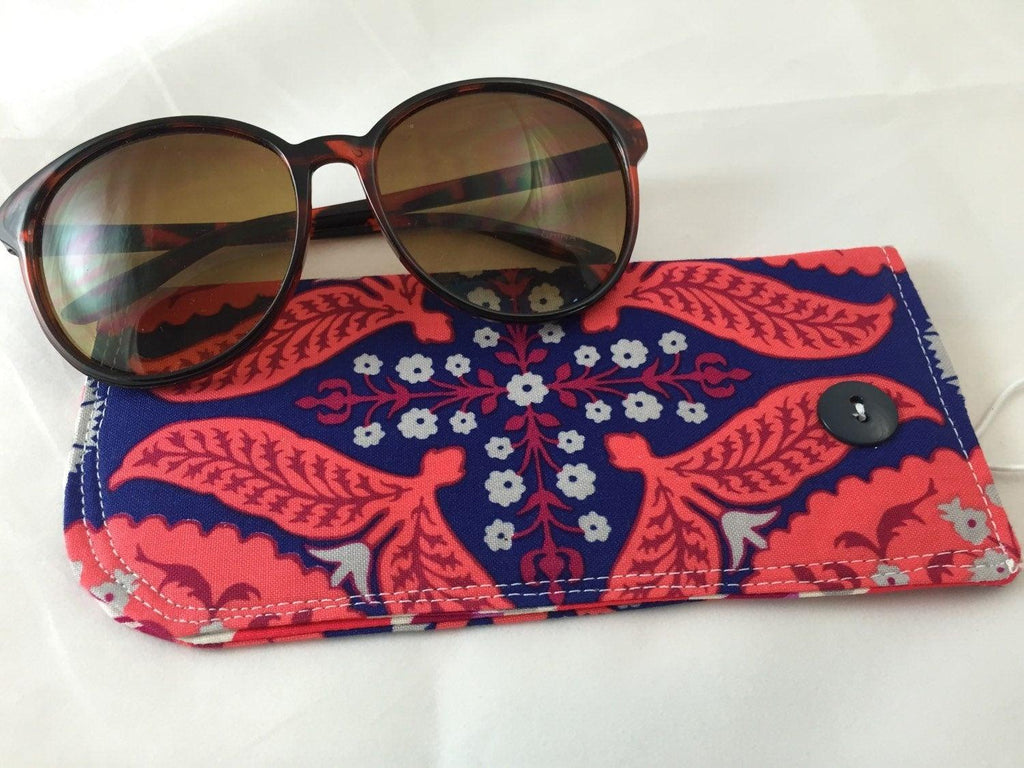 Soft Eyeglass Pouch, Fabric Glasses Sleeve, Sunglasses Case, Eye Glasses Pouch -  Bazaar in Orchid