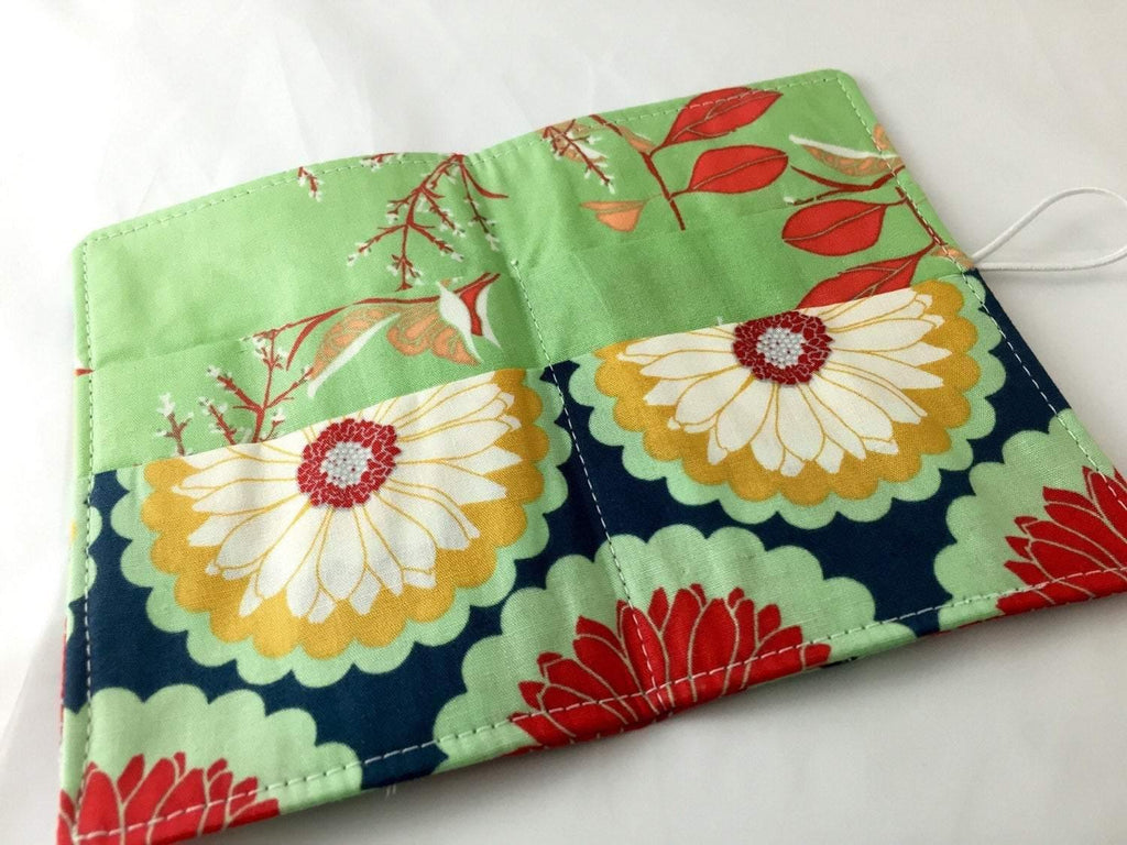 Green, Blue, Red, Tea Wallet, Travel Teabag Case, Gift for Tea Drinkers - EcoHip Custom Designs