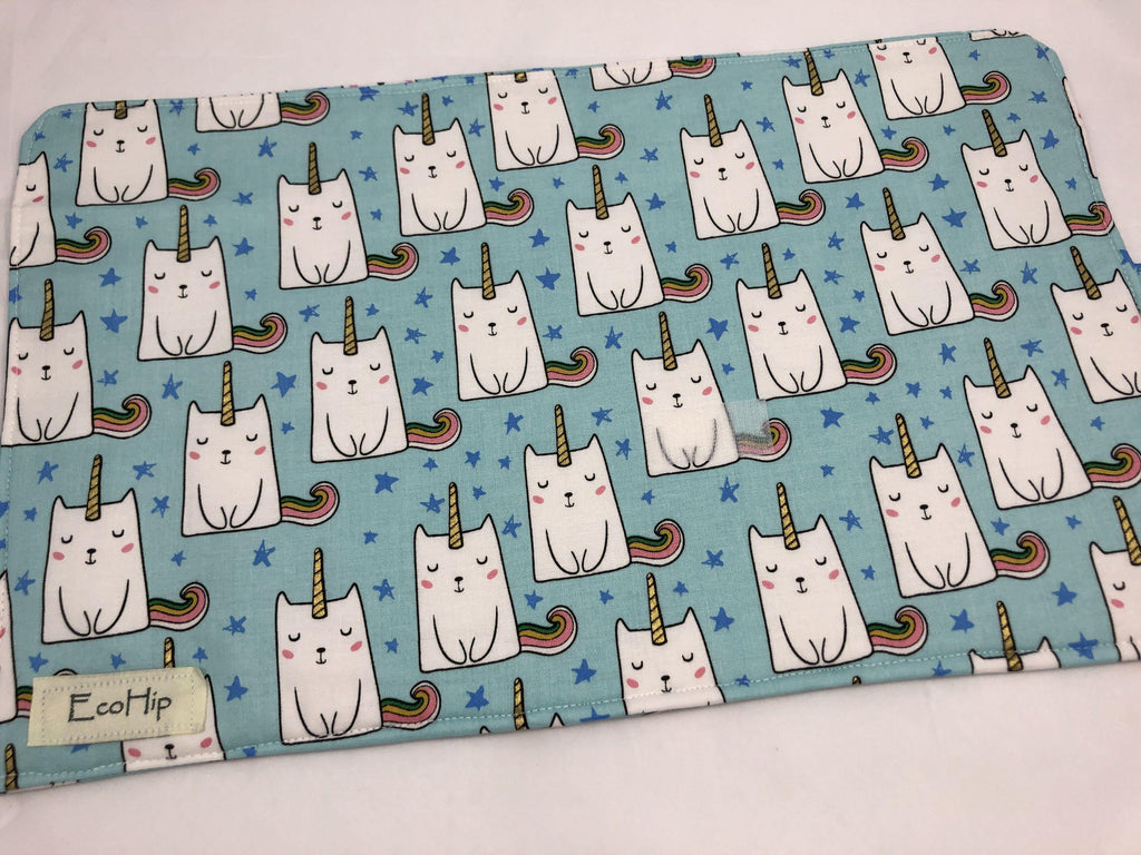 Knitting Needle Case, Interchangeable Knitting Needle Storage, Crochet Hook Roll, Cats - EcoHip Custom Designs